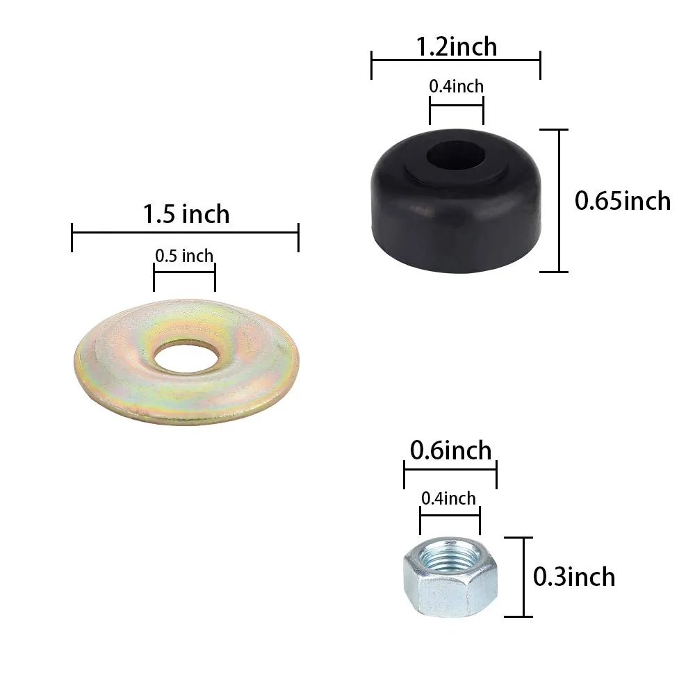10L0L Golf Cart Shock Absorber Bushing Kit image 2