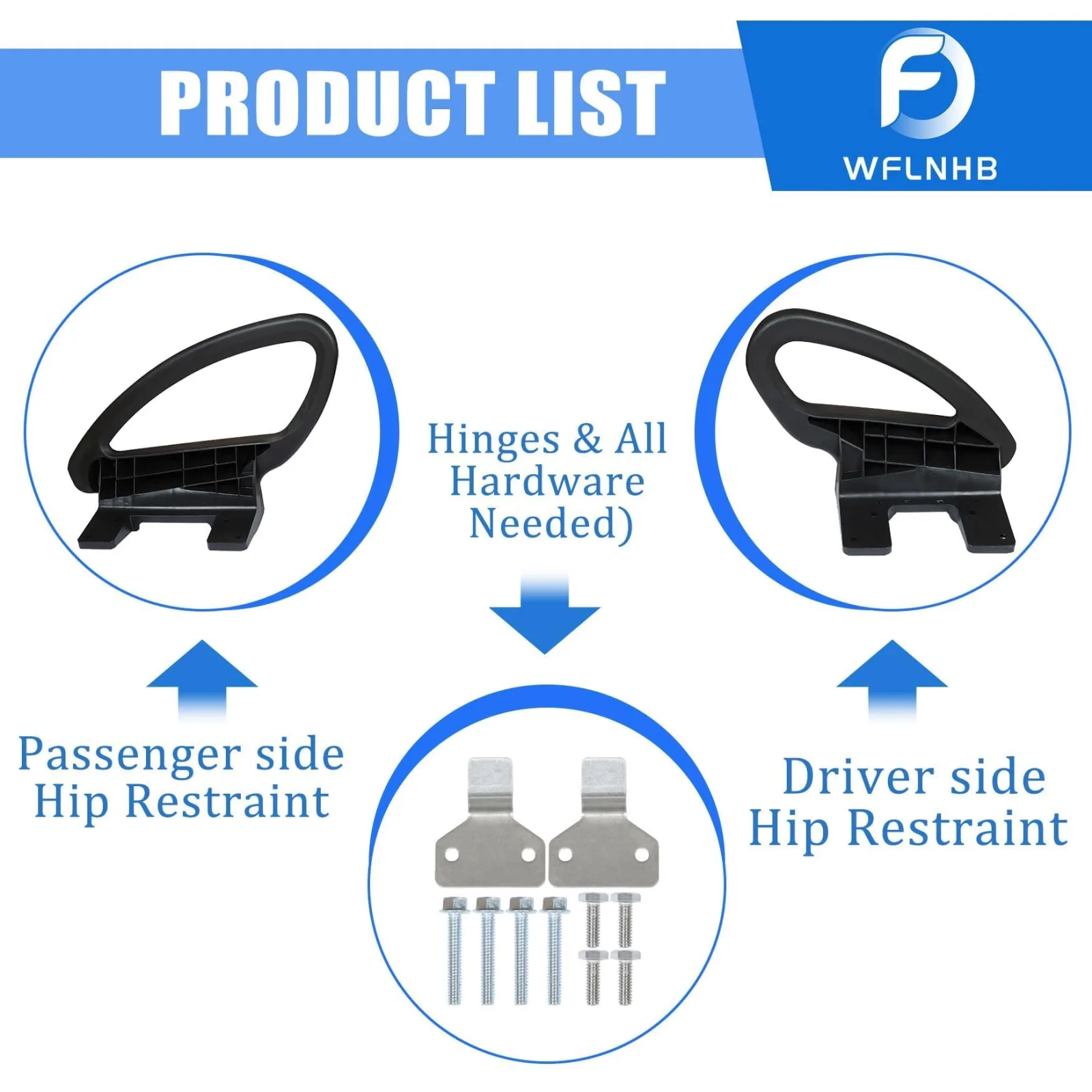 WFLNHB Club Car Precedent Onward Seat Handle Set image 4