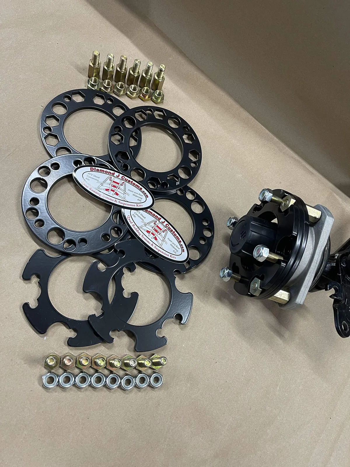 Diamond J Customs LT80/KFX80 Wheel Conversion Kit DJC-Z80GOLF