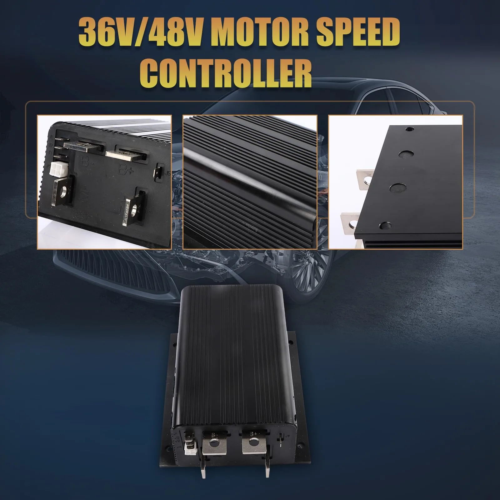 Bulubiu 1204-015 48V Golf Cart Motor Speed Controller image 4