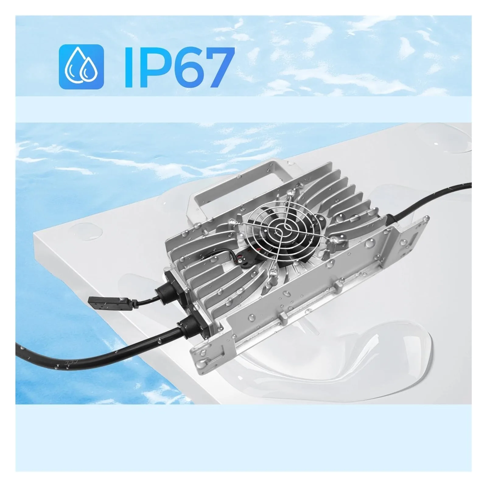 dzltyx 36V 18A On-Board Golf Cart Charger with O-Ring Terminals image 2