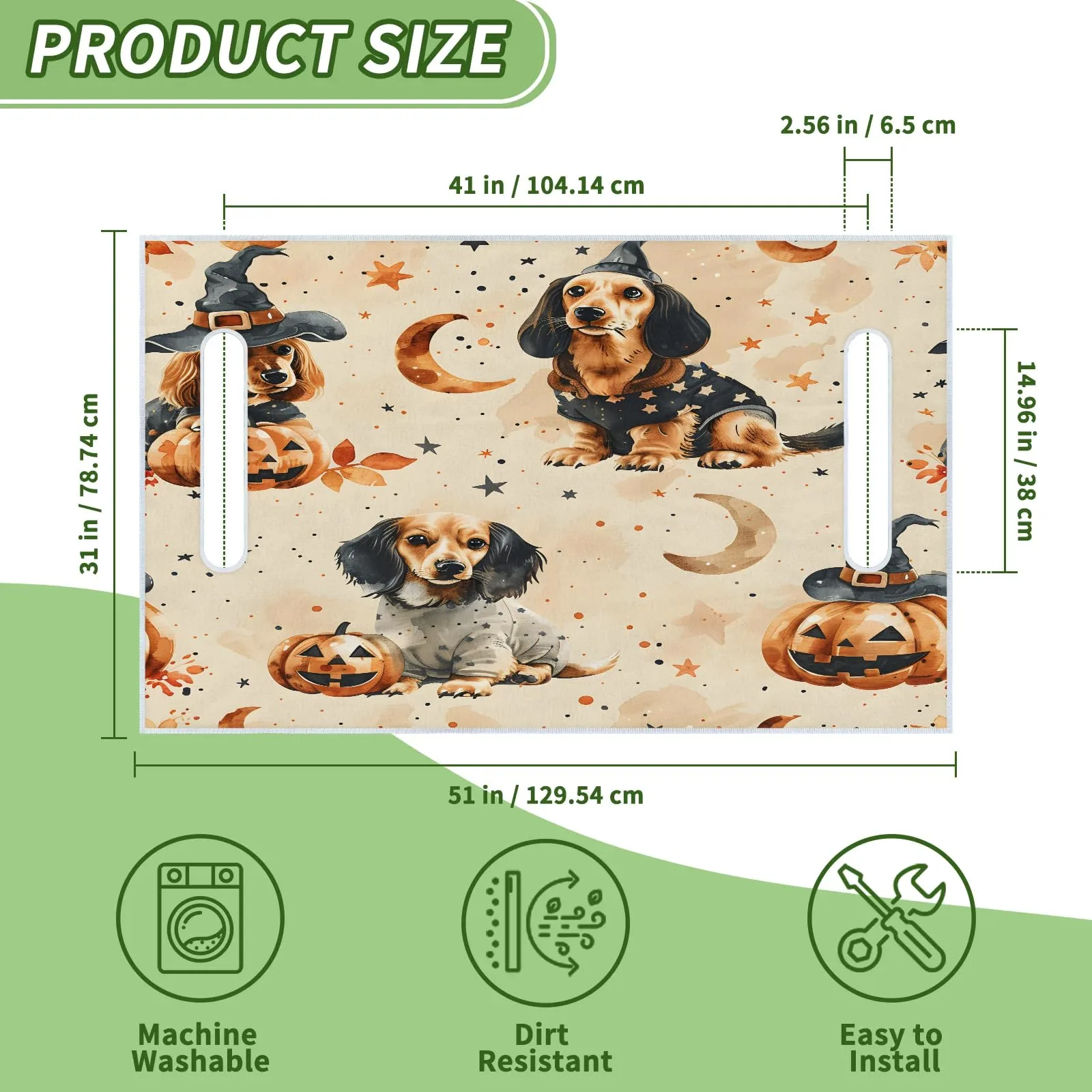 Tiveruda Golf Cart Seat Cover for Double Seats, 51 x 31 in image 2