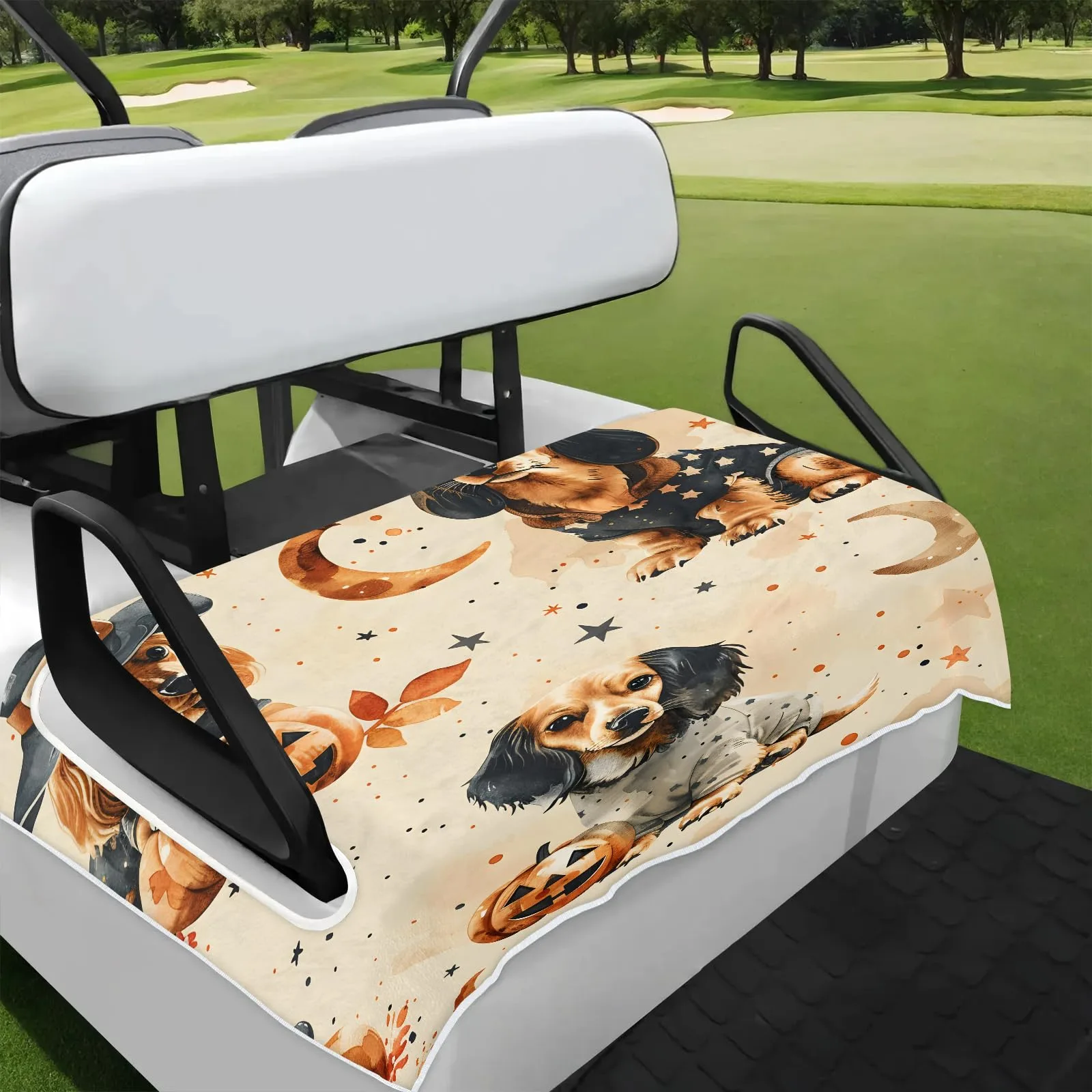 Tiveruda Golf Cart Seat Cover for Double Seats, 51 x 31 in