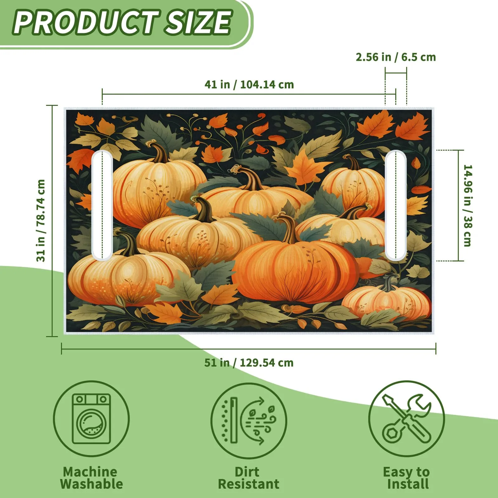 Tiveruda Golf Cart Seat Cover for Double Seats, 51 x 31 in image 2