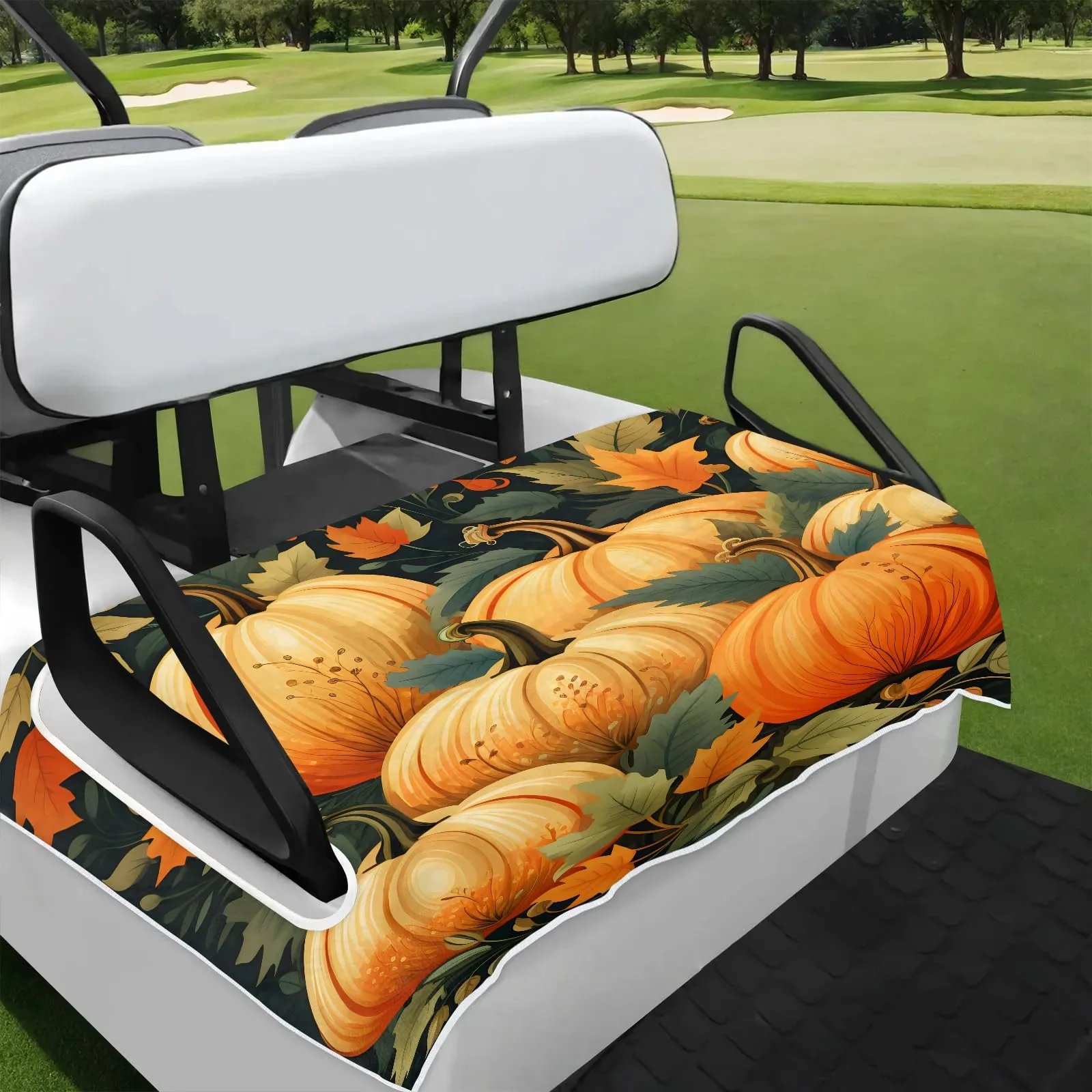 Tiveruda Golf Cart Seat Cover for Double Seats, 51 x 31 in