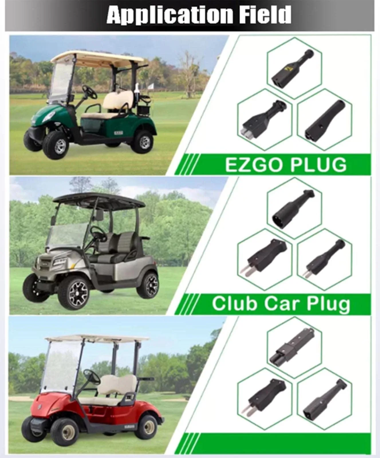 48V 15A Golf Cart Battery Charger for Club Car image 2
