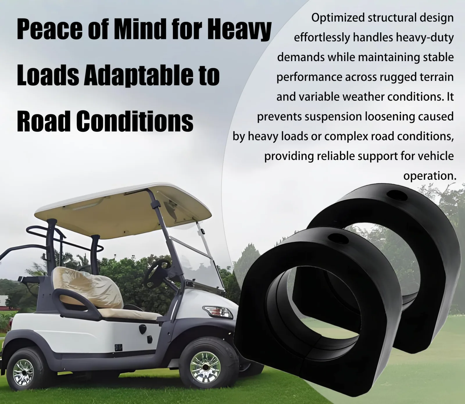 Xiweiqi HD-48646 Rear Spring ISO Mount Bushing Kit image 4