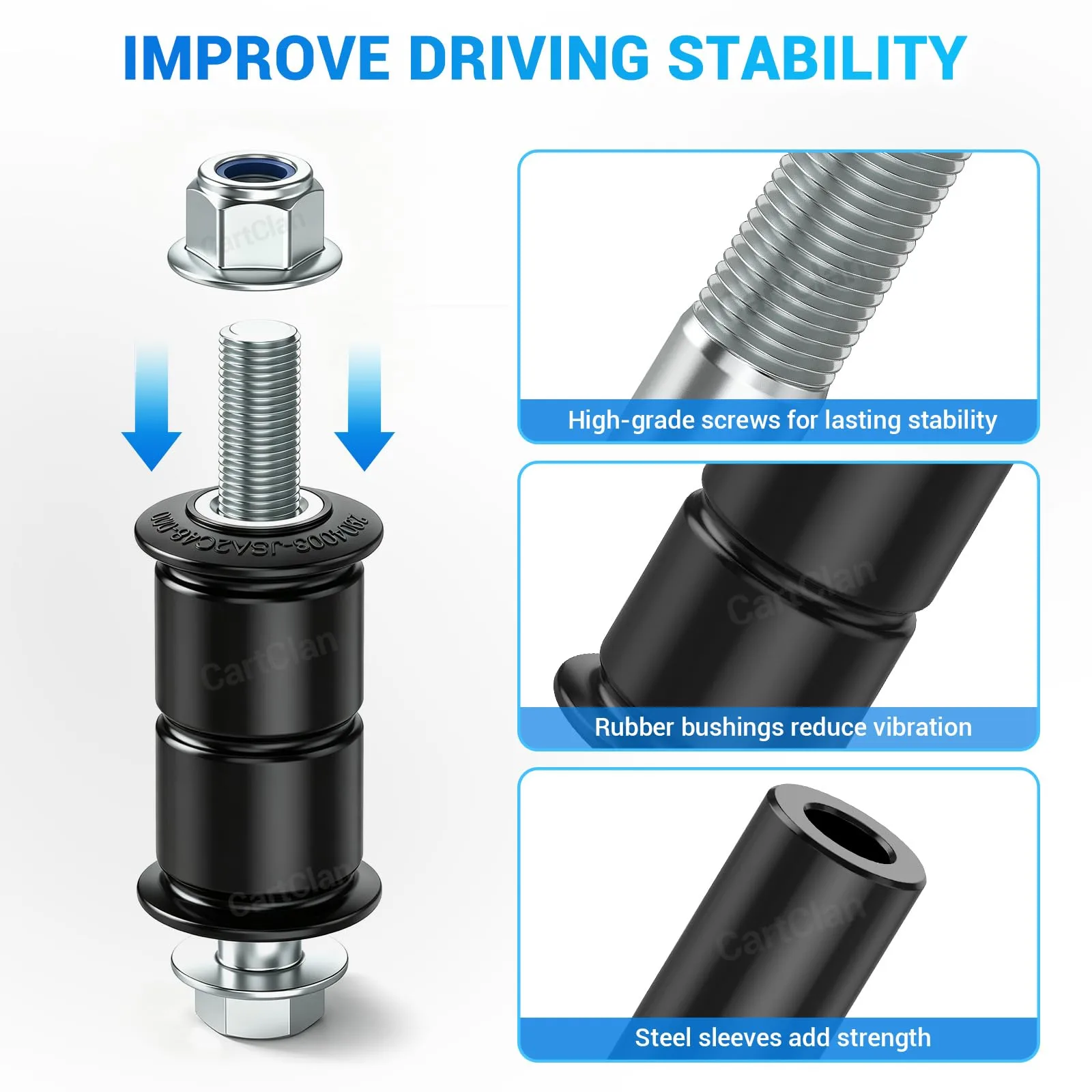 CartClan A-Arm Bushing Kit for E-Z-GO RXV, CT-0094 image 3