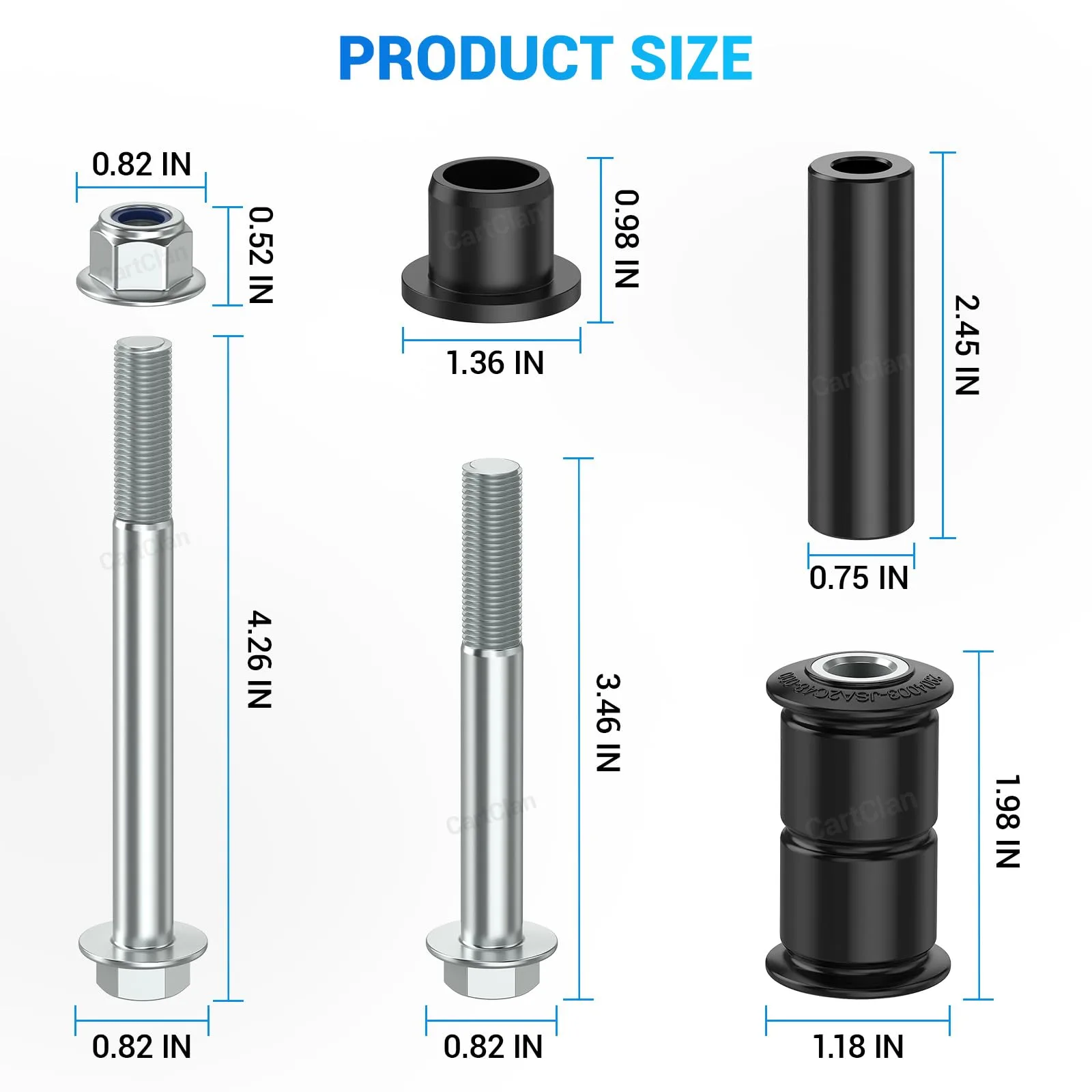 CartClan A-Arm Bushing Kit for E-Z-GO RXV, CT-0094 image 4