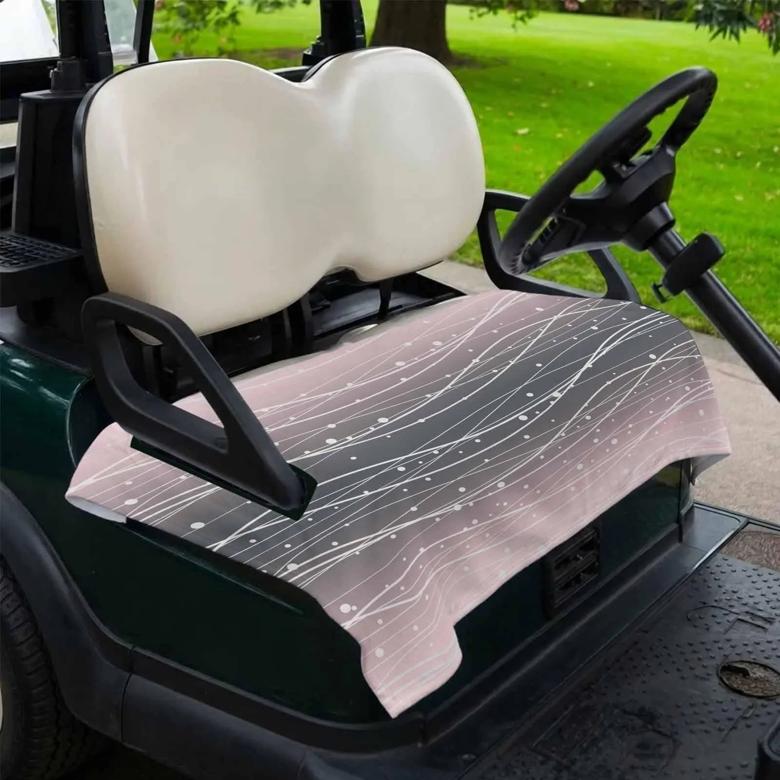 DecorLovee Golf Cart Seat Cover, 51 x 31 in, 2-Seater image 2