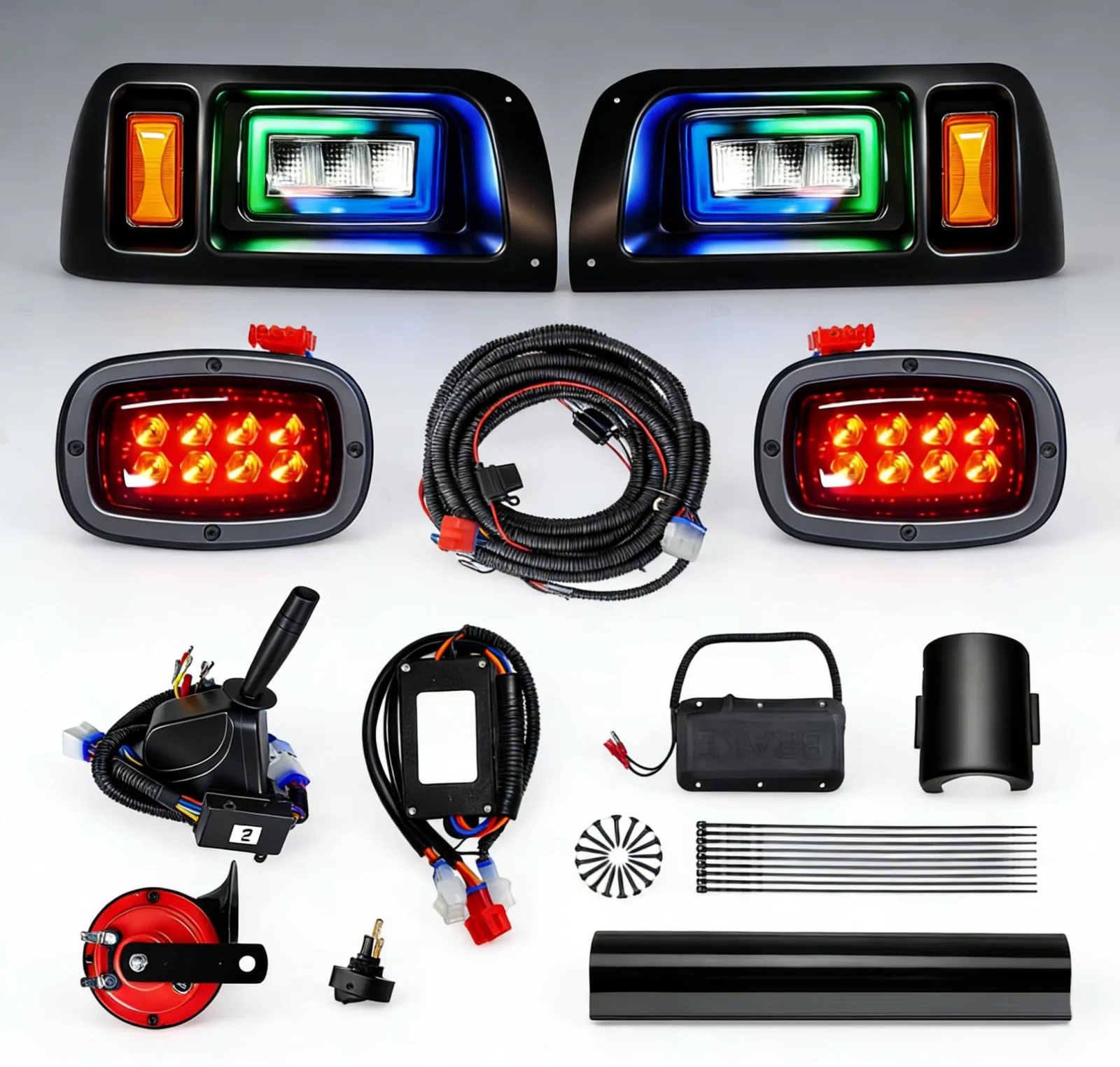 HHLZM RGB LED Light Kit for Club Car DS 1993-Up