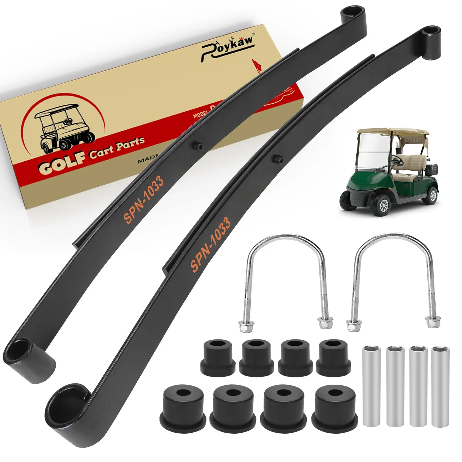 Roykaw Rear Leaf Spring Kit for E-Z-GO RXV 2008+