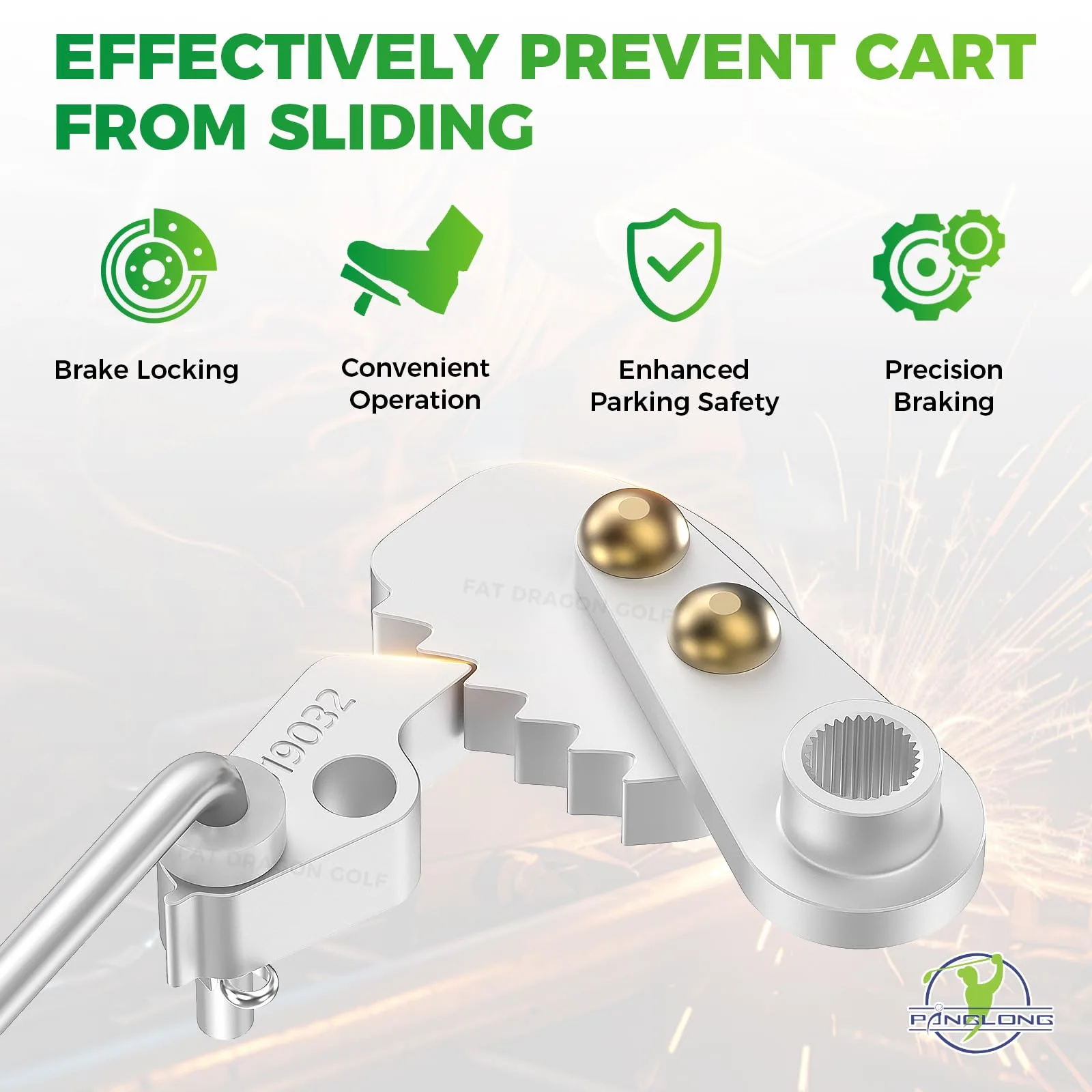 Panglong Club Car DS Park Brake Latch Kit image 3