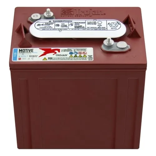 Trojan T-125 GC2 6V 240Ah Deep-Cycle Flooded Lead‑Acid Battery — 6-Pack image 2