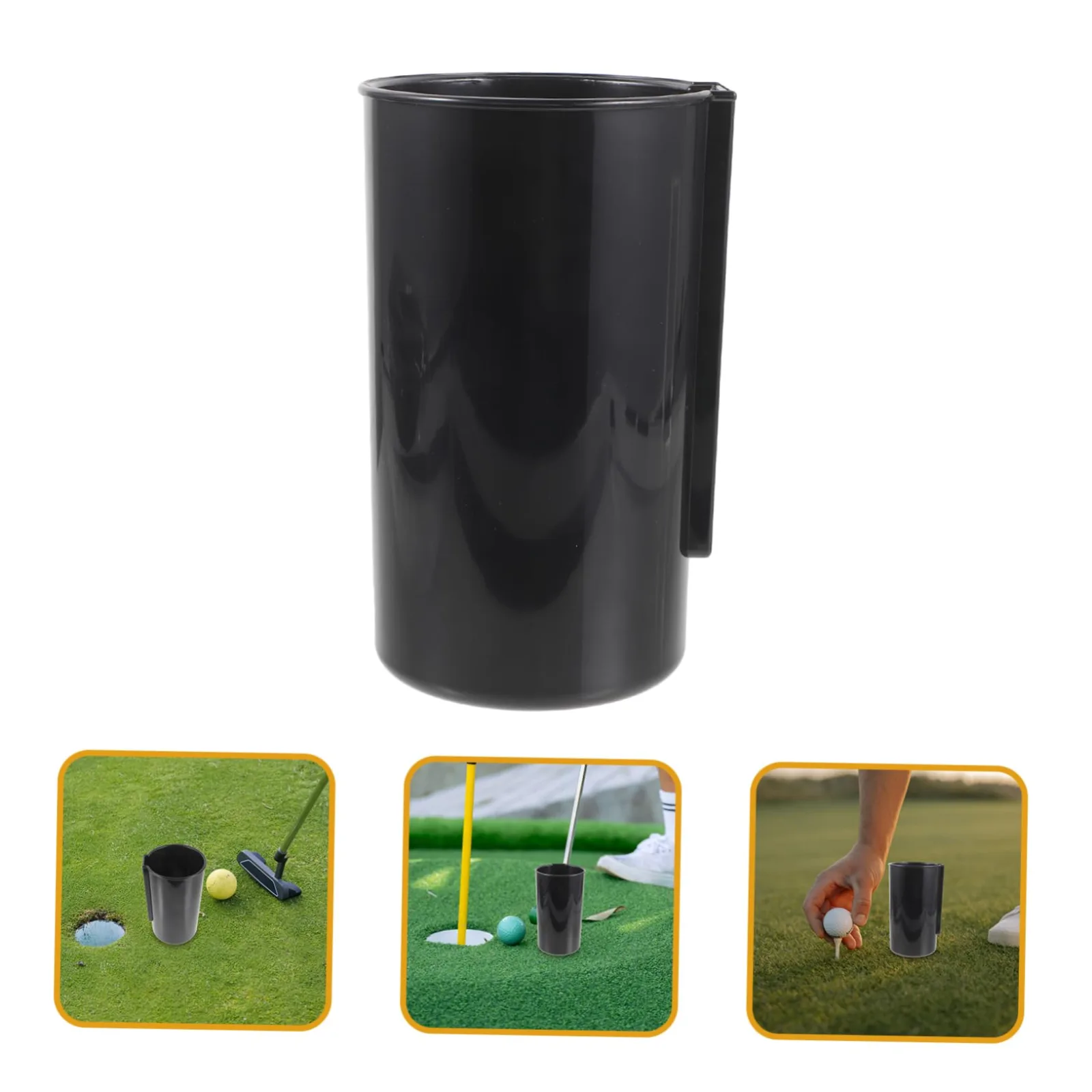 VINTORKY Golf Cart Sand Bottle, Black Plastic image 3