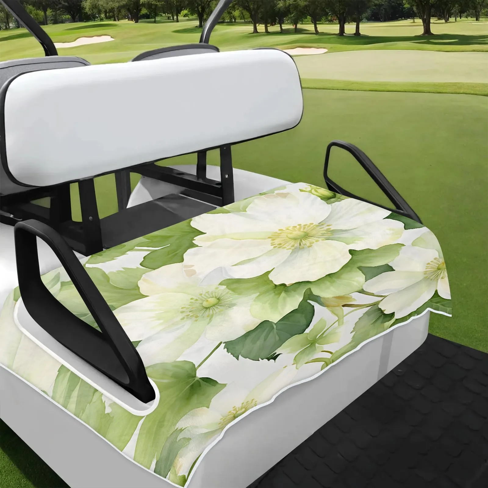 Tiveruda Golf Cart Seat Cover for Double Seats 51 x 31 in