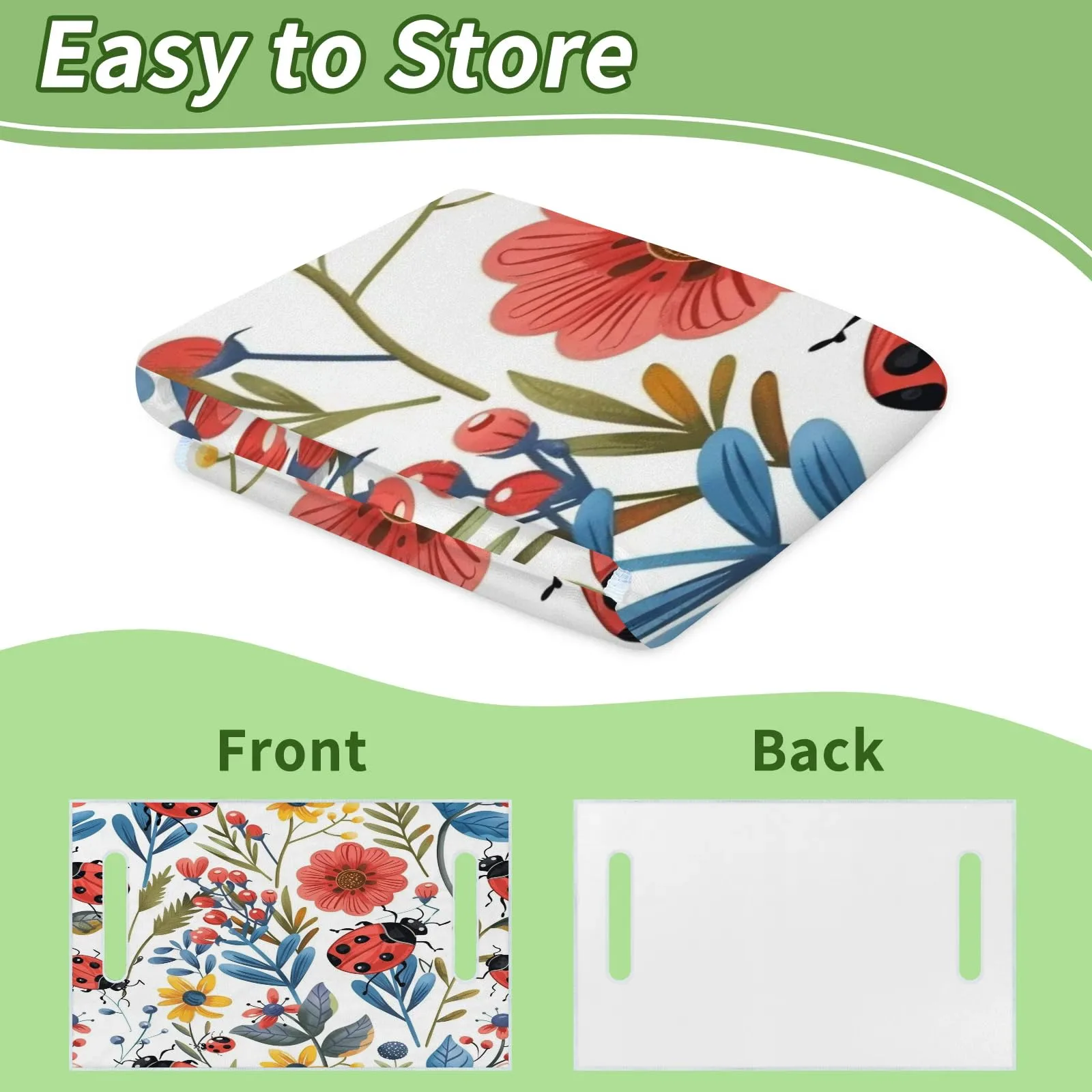 Tiveruda Floral Wildflower Golf Cart Seat Cover image 4