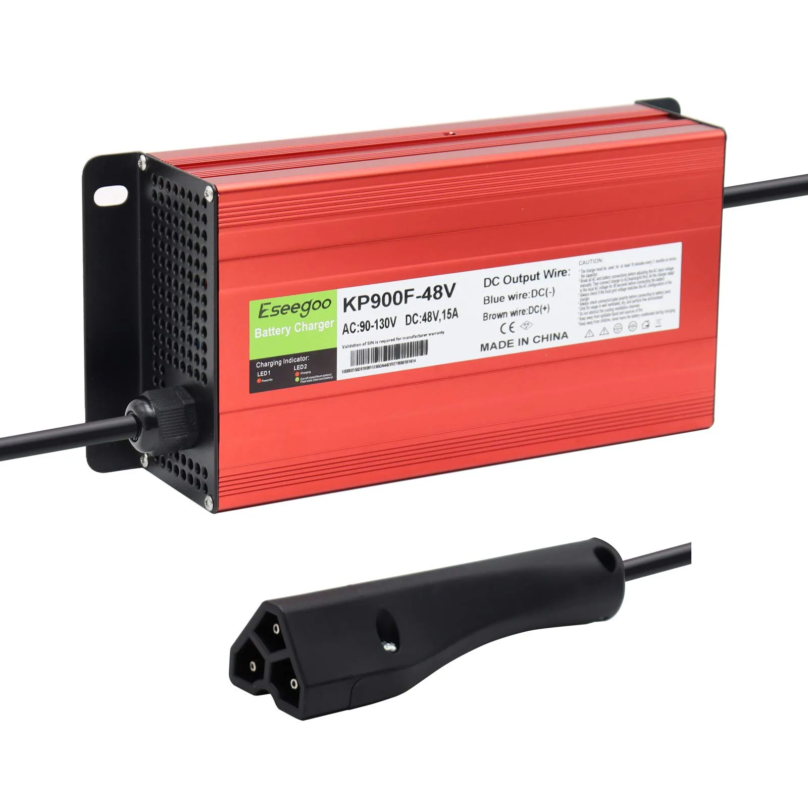 eseegoo 48V 15A Charger for EZGO RXV & TXT Golf Carts