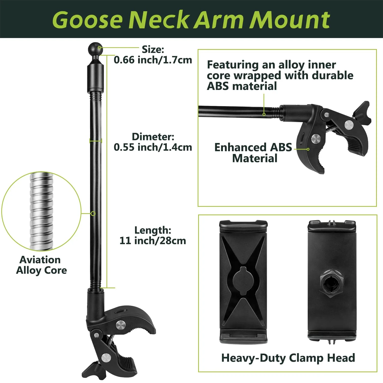 Urgown Golf Cart Tablet Phone Holder GCTM-EXT-001 image 2