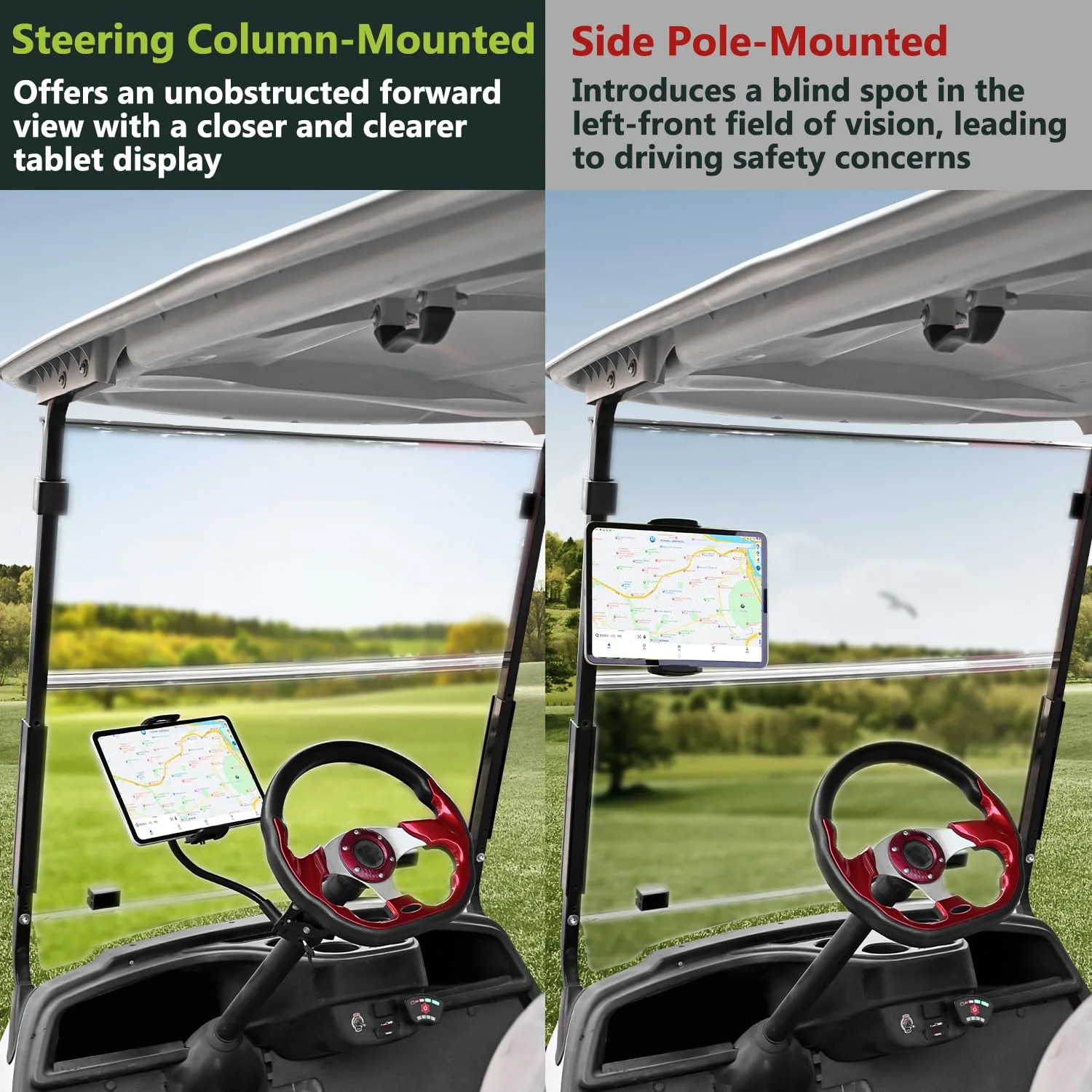 Urgown Golf Cart Tablet Phone Holder GCTM-EXT-001 image 3