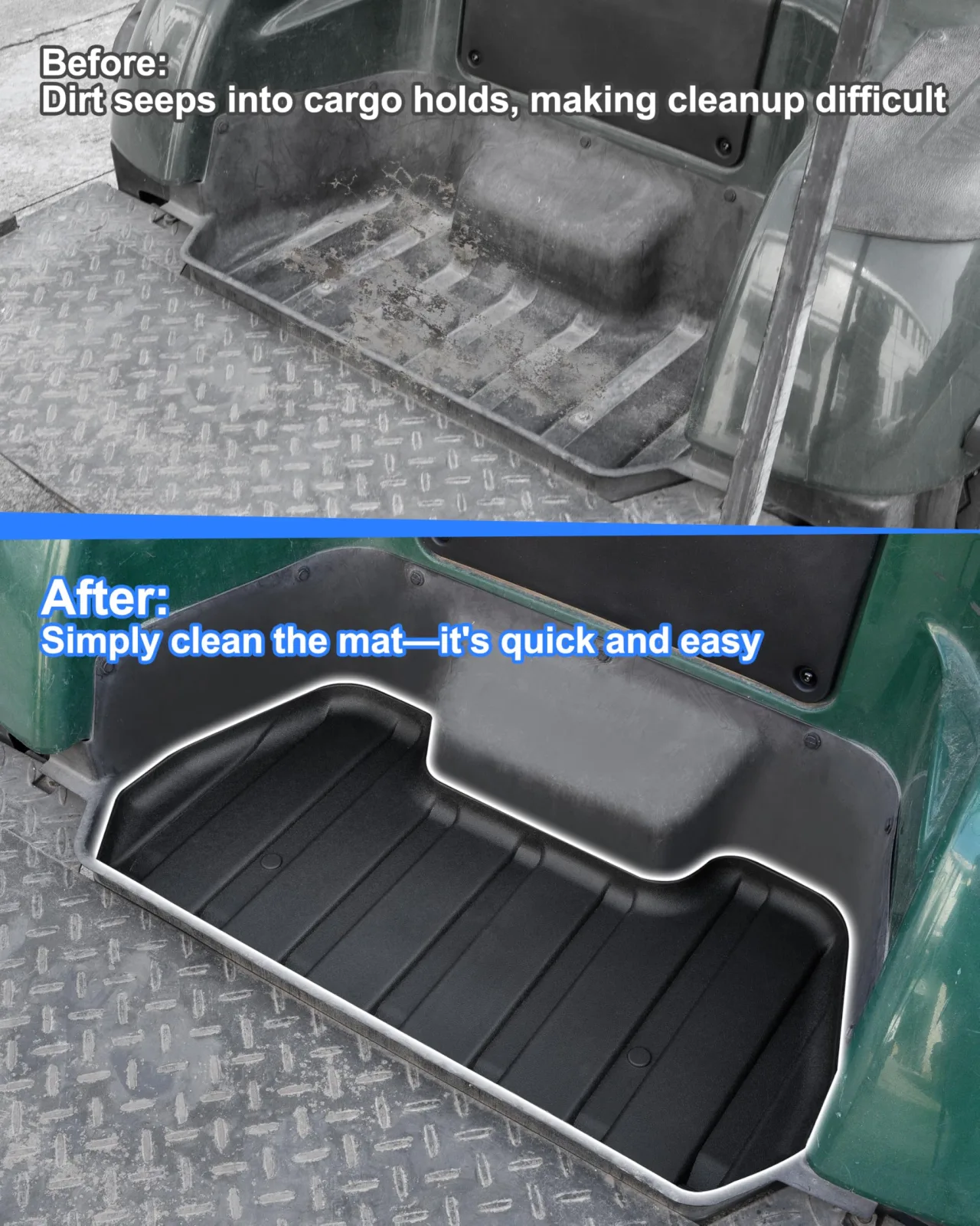 KEWISAUTO Bag Well Mat for Yamaha G14-G22 Golf Carts image 2