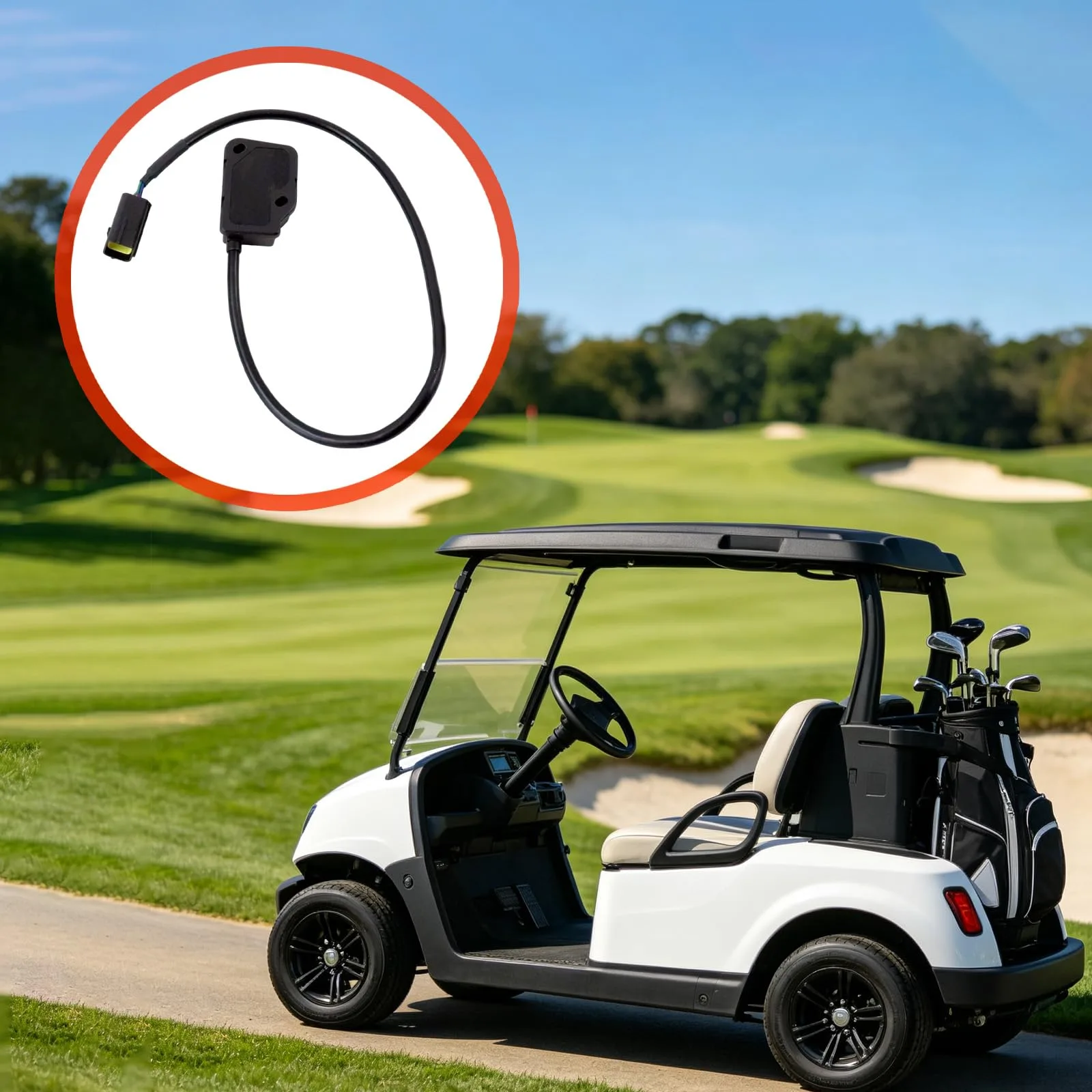 IROMEHONY Throttle Sensor for Epic Golf Cart 3203040028 image 2