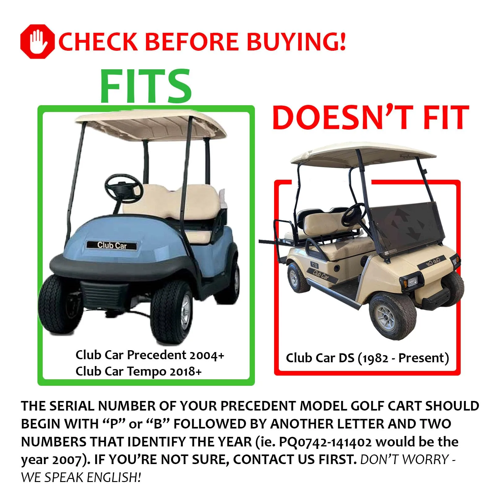 Club Car Precedent 4-Inch Lift Kit with Wheels and Tires image 2