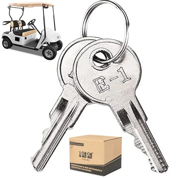 E-Z-GO Golf Cart Ignition Keys 17063G1, 2-Pack