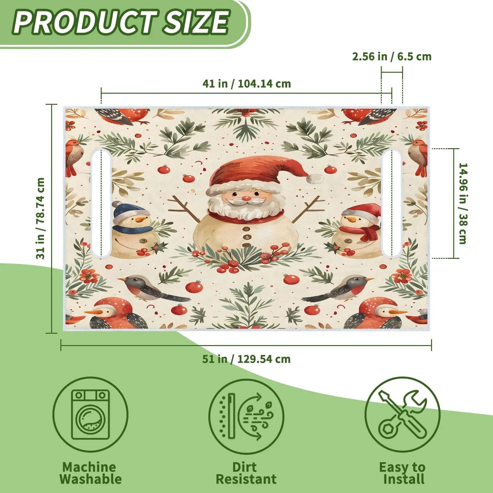Tiveruda Golf Cart Seat Cover for Double Seats image 2