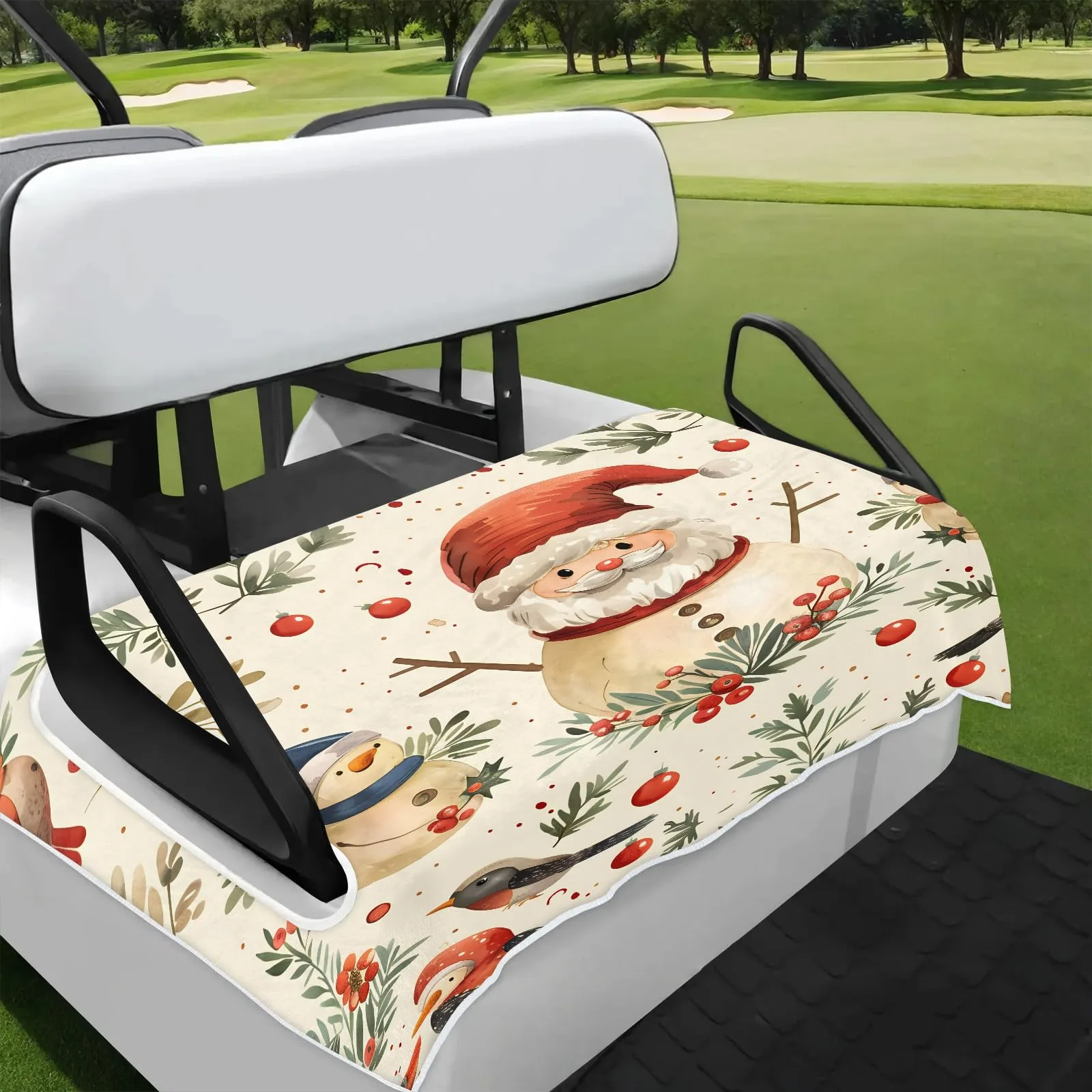 Tiveruda Golf Cart Seat Cover for Double Seats