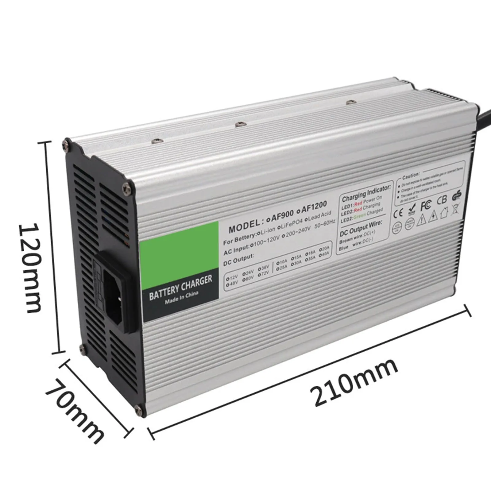WLEJSL 48V 15A Golf Cart Battery Charger image 3