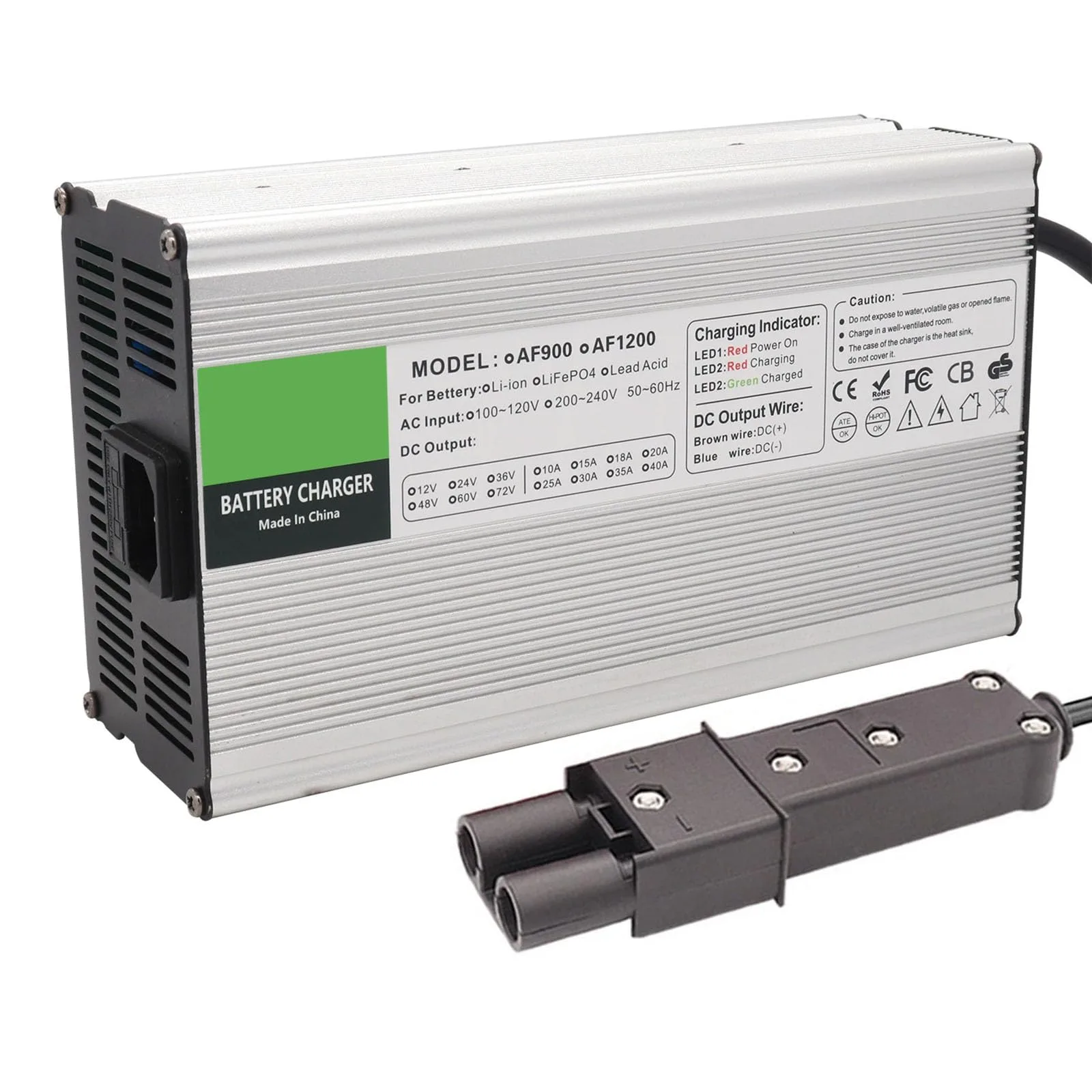 WLEJSL 48V 15A Golf Cart Battery Charger