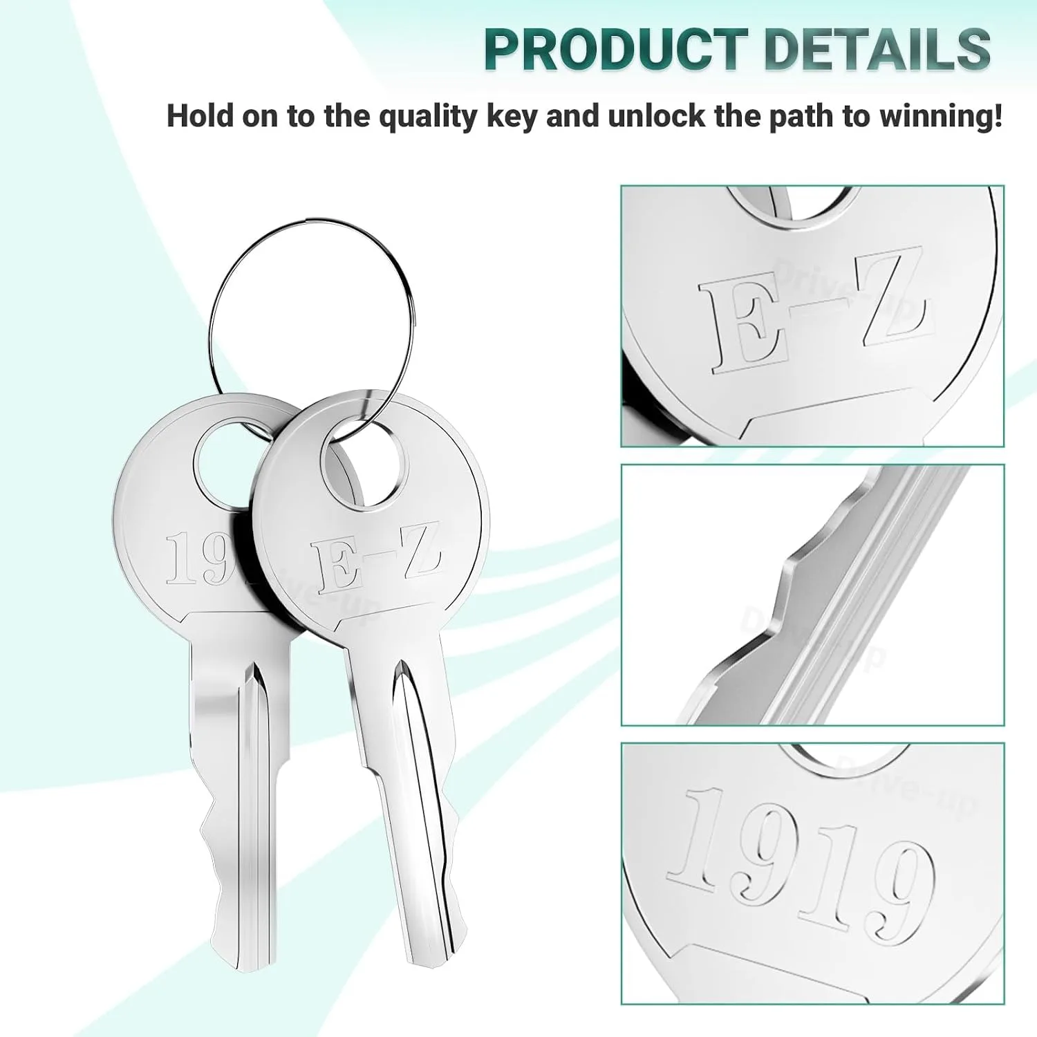 DRIVE UP Ignition Keys for E-Z-GO TXT Golf Cart image 3