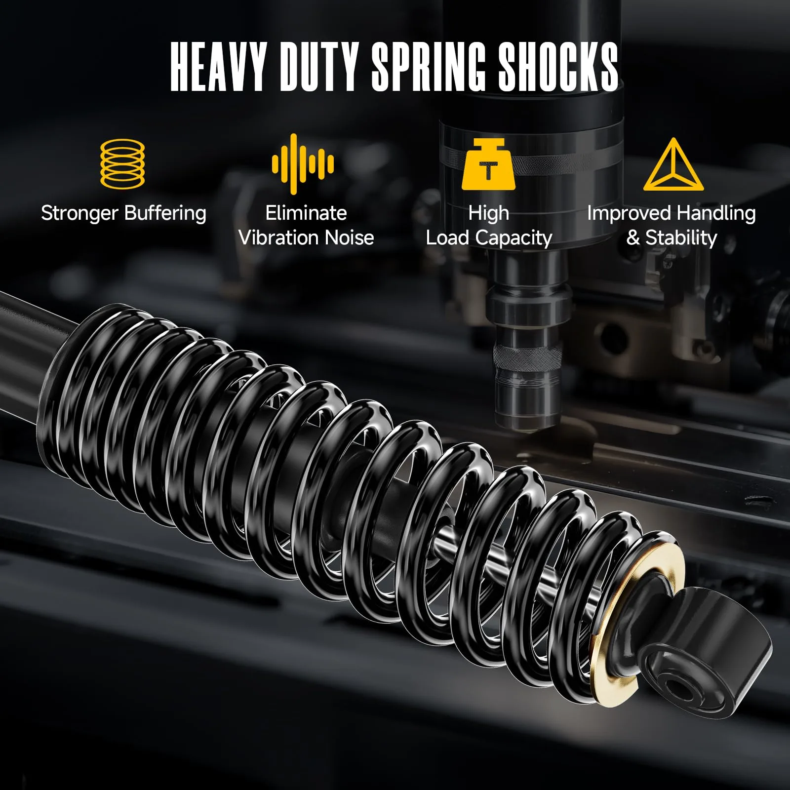 Vaccitect Rear Shocks with Springs for Yamaha Golf Carts image 2