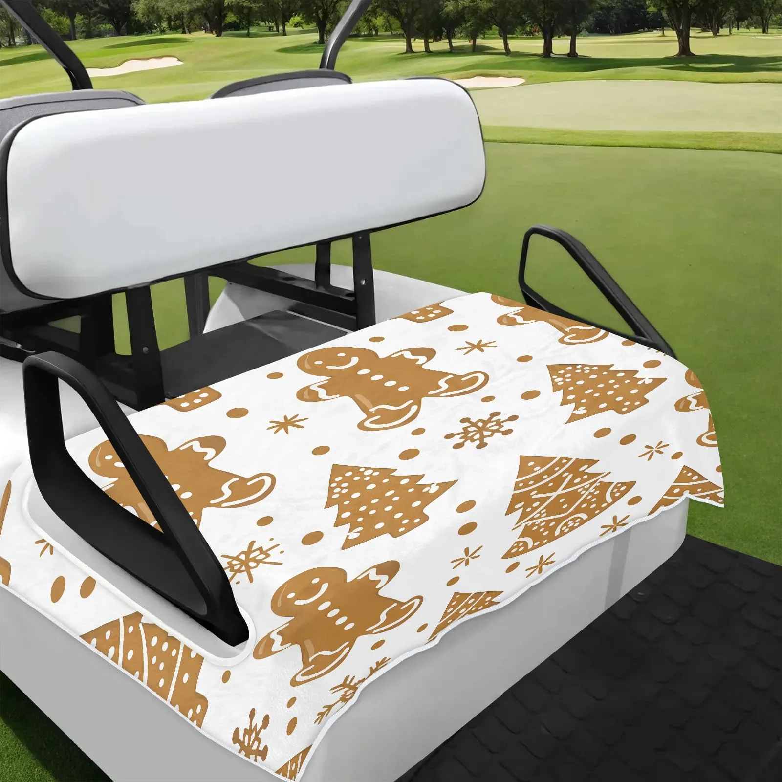 Tiveruda Golf Cart Seat Cover for Double Seats 51 x 31 in