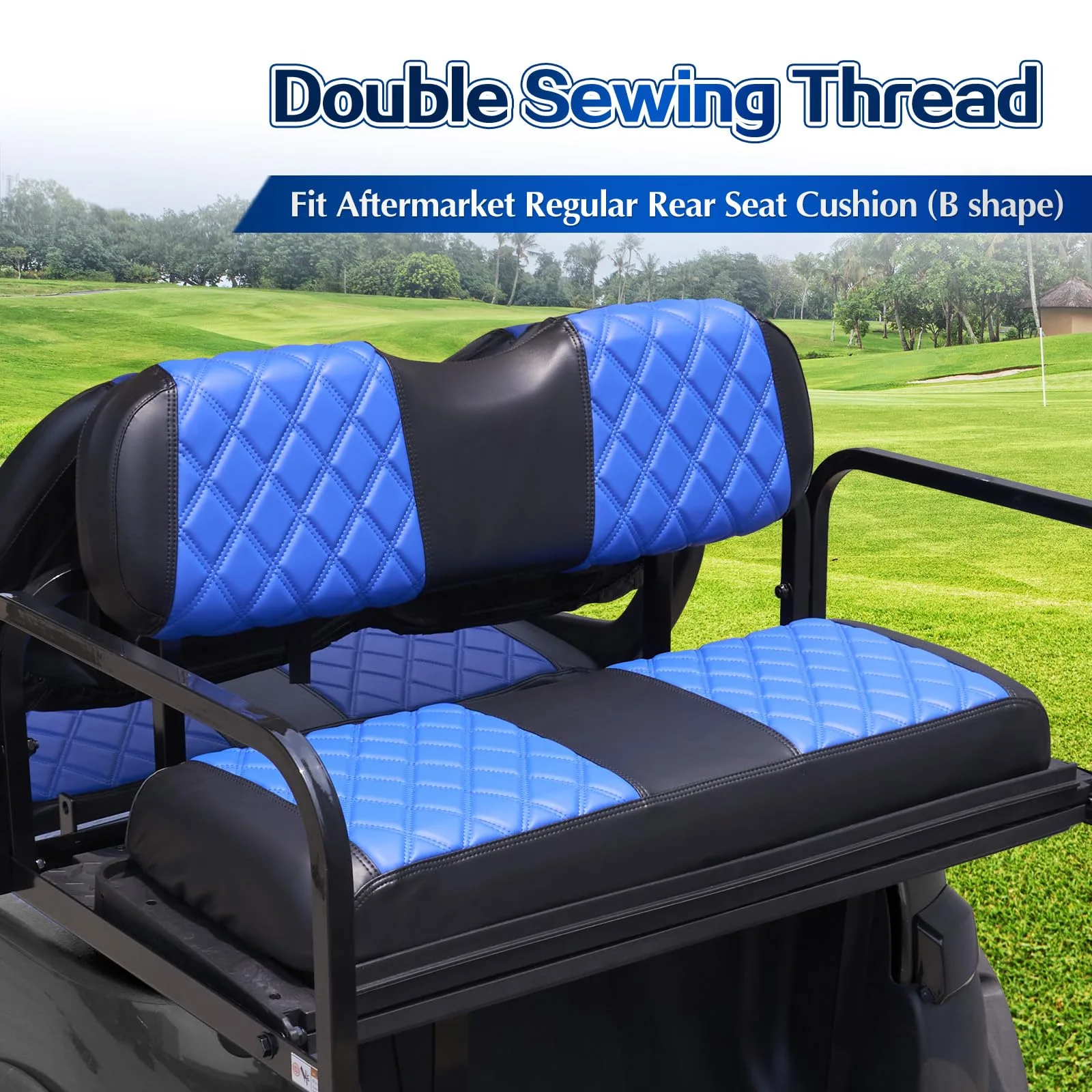 NOKINS Golf Cart Seat Cover Kit for Yamaha Drive/Drive2 image 4