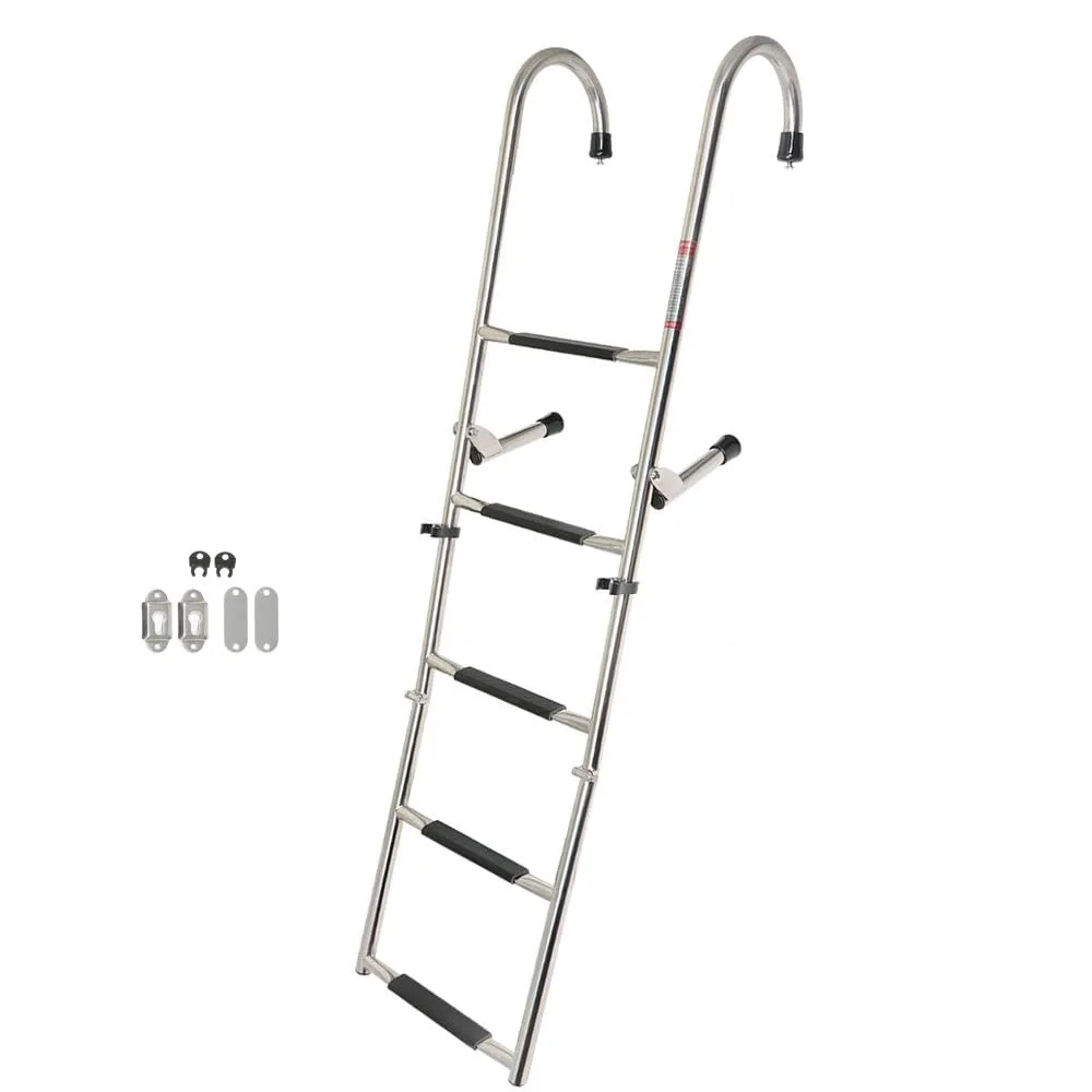 Golf Cart Parts & Accessories (2 Step+3 Step) Durable and Sturdy 304 Grade Stainless steel folding ship ladder Mod-G33S-1221