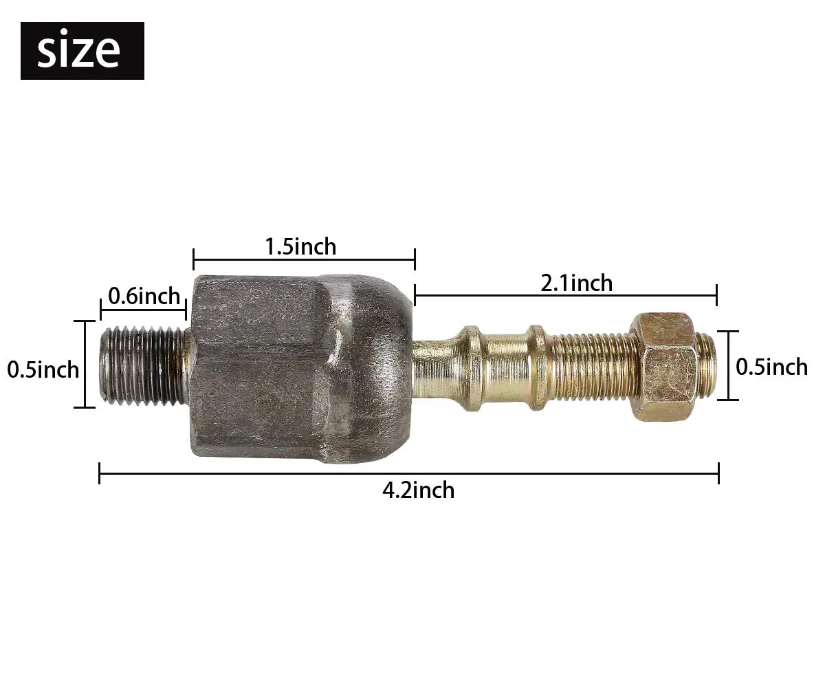 10L0L Golf Cart Inner Steering Ball Joint Assembly image 3