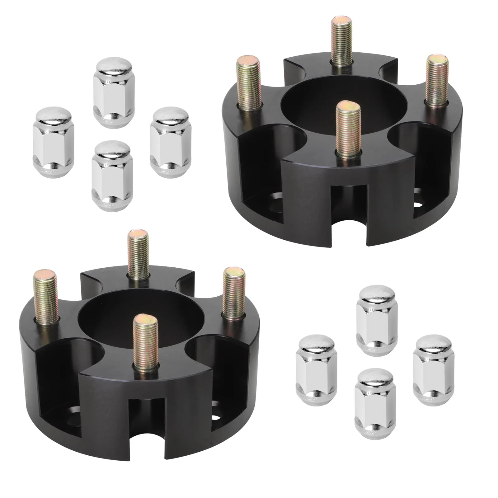 Roykaw 2-Inch Golf Cart Wheel Spacers, 4 × 4-Inch Pattern image 2