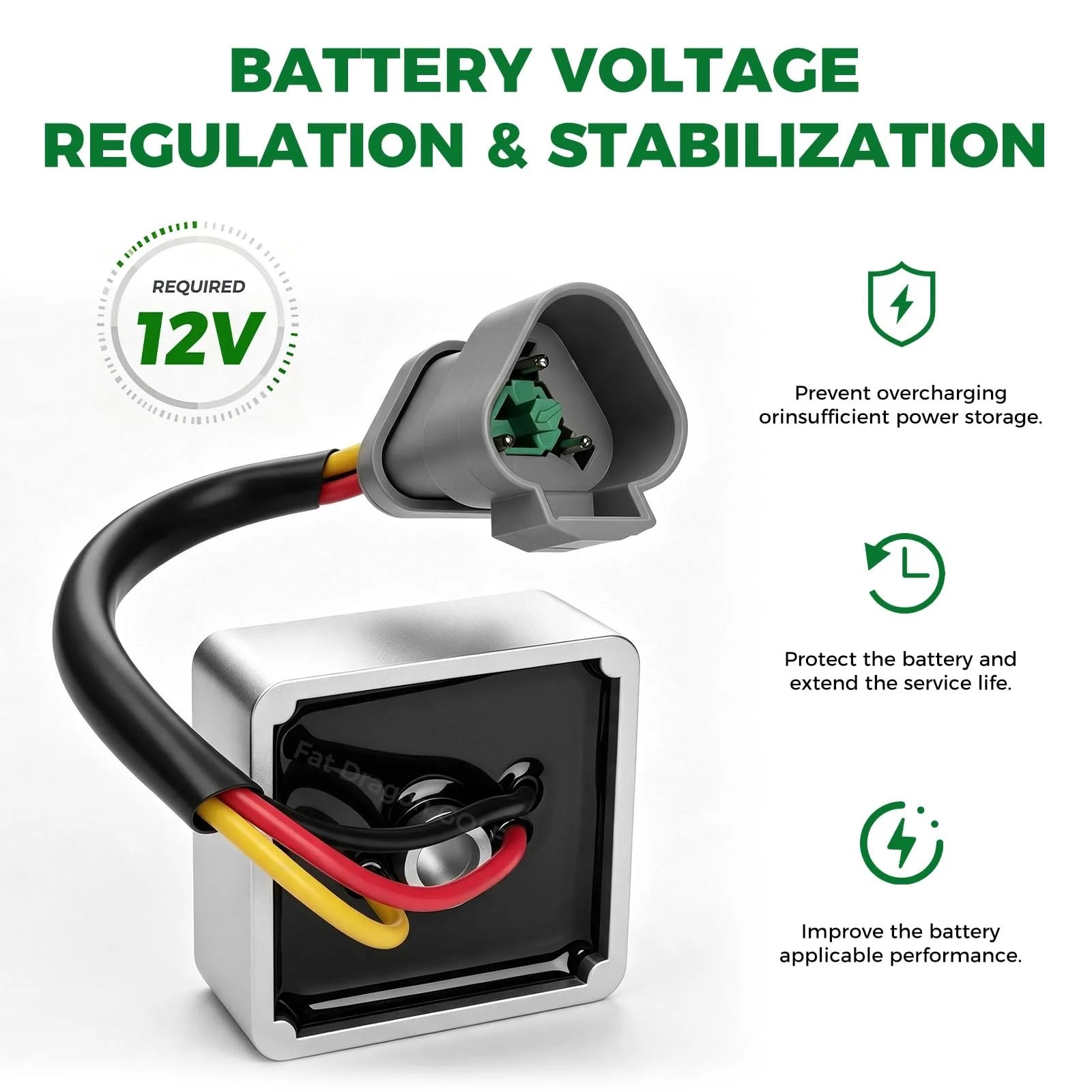 Panglong 12V Voltage Regulator for Club Car Precedent & Tempo FDG-037 image 3