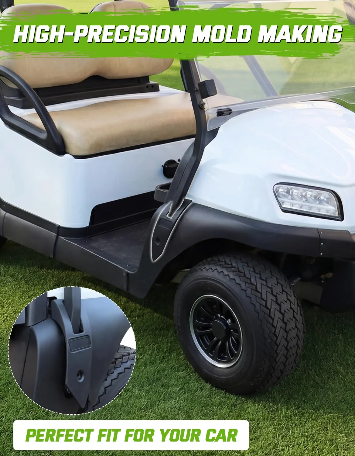 CYOOYC Front Canopy Strut Covers for Club Car Tempo image 4