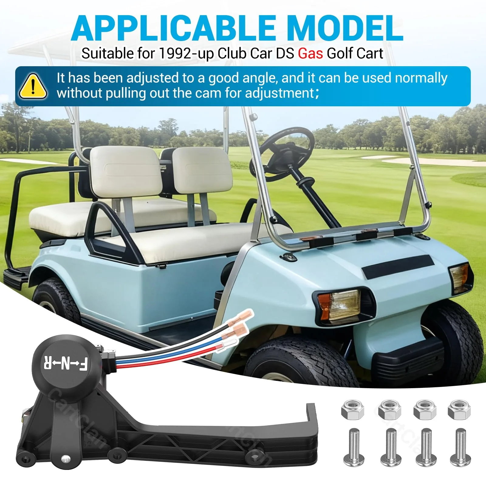 CartClan CT-0020 Shifter Kit for Club Car DS Gas Carts image 2
