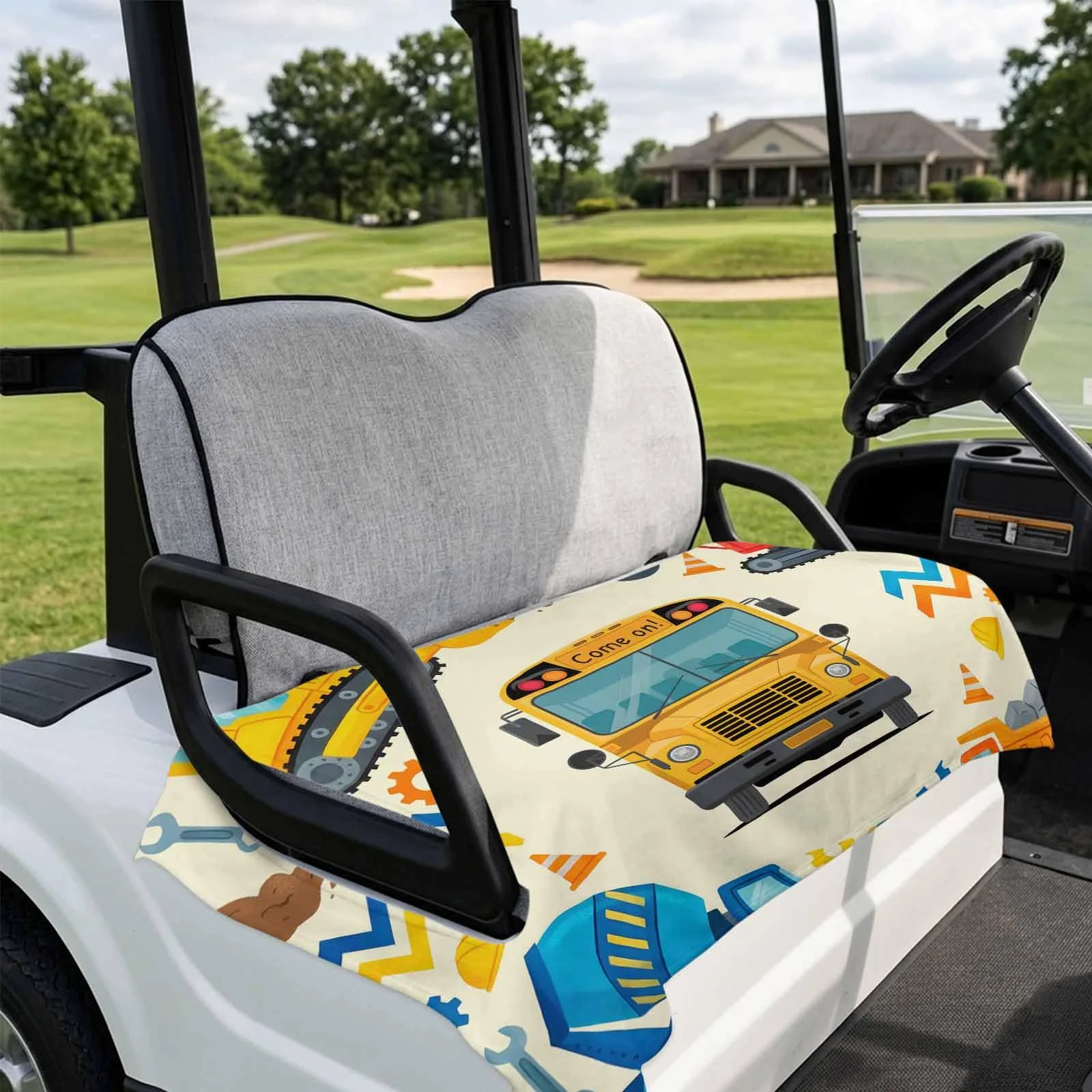 DecorLovee Golf Cart Seat Cover, 51 x 31 in Microfiber image 4