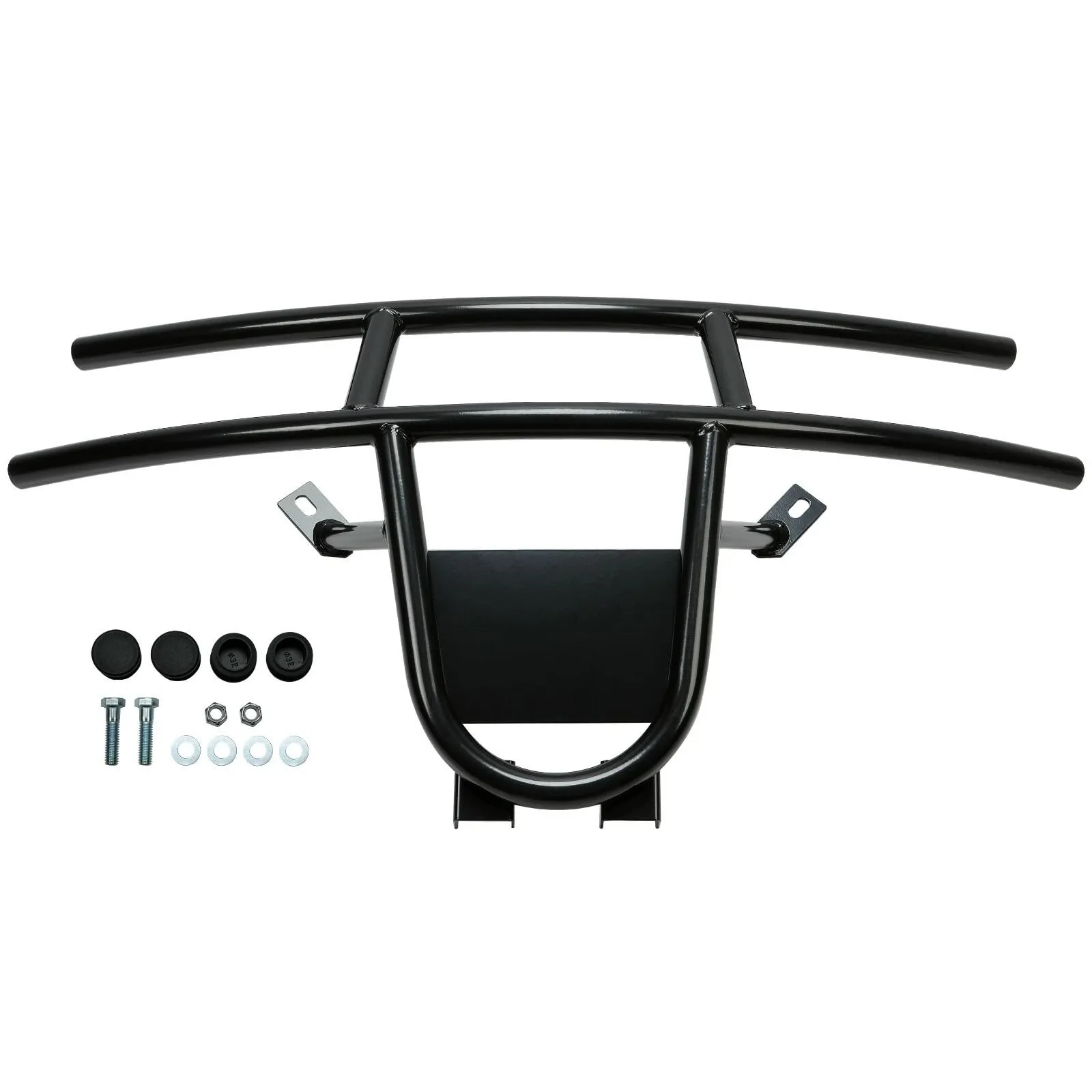 Black Steel Bumper Brush Guard for E-Z-GO RXV 2008-2015