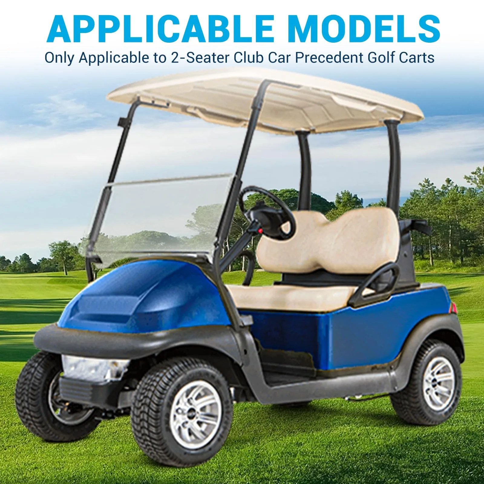 CartClan Roof Cover for Club Car Precedent, CT-0156 image 3