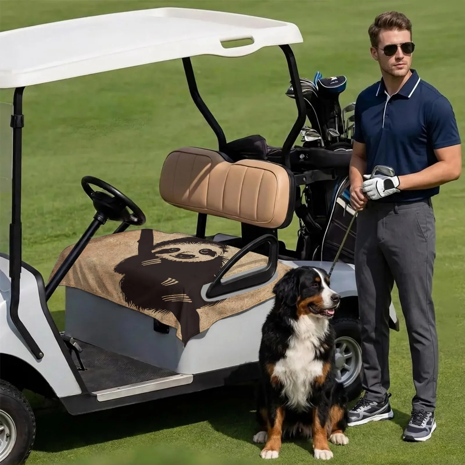 DecorLovee Golf Cart Seat Cover 51 x 31 in image 3