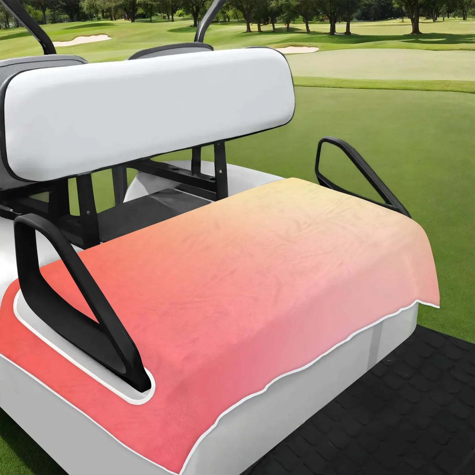 Tiveruda Pink Golf Cart Seat Cover Blanket, 51 x 31 in