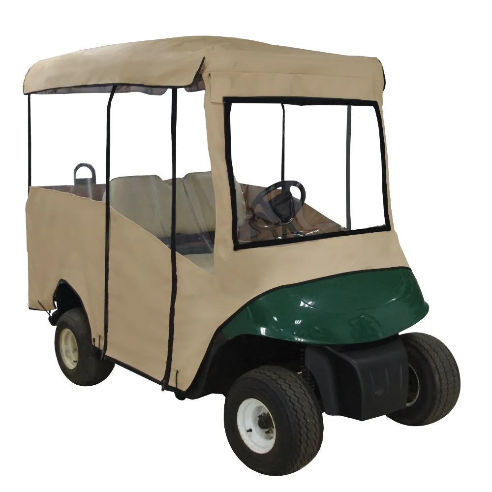DoorWorks 4-Passenger 80-Inch Golf Cart Cover - Tan image 2
