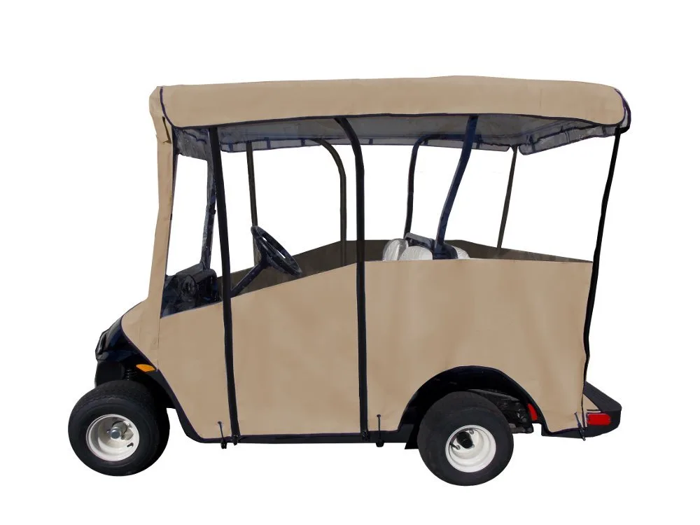 DoorWorks 4-Passenger 80-Inch Golf Cart Cover - Tan