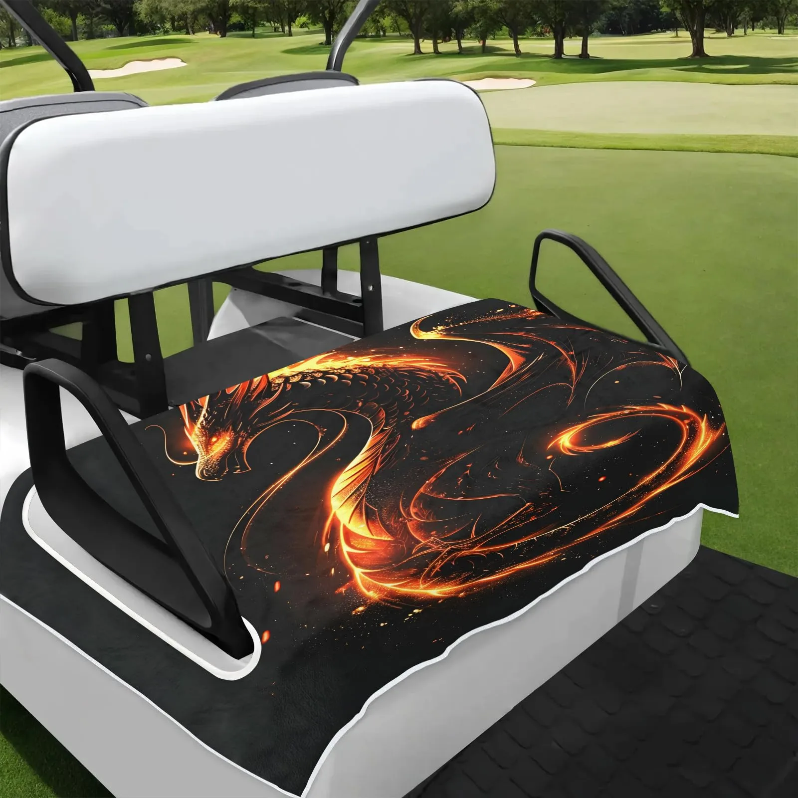 Tiveruda Golf Cart Seat Cover for Double Seats